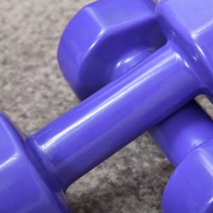 Juego de 8 Mancuernas Hexagonales 20 KG de 4 Pares 4 kg 3 kg 2 kg 1 kg Mancuernas de Neopreno con Revestimiento Antideslizantes Pesas para Gimnasio en Casa Ejercicio Entrenamiento Multicolor