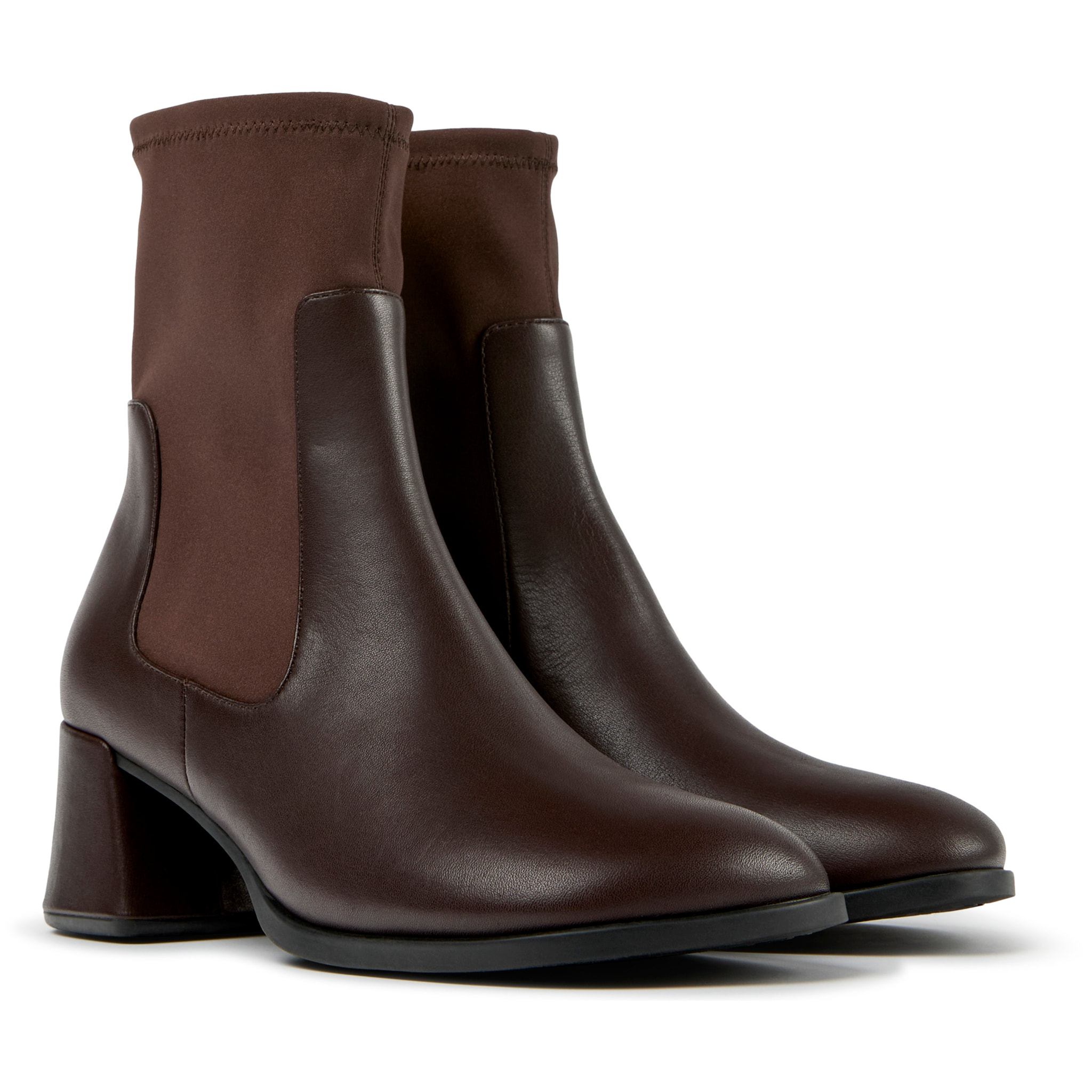 Botines - CAMPER Kora - Marron - Piel lisa