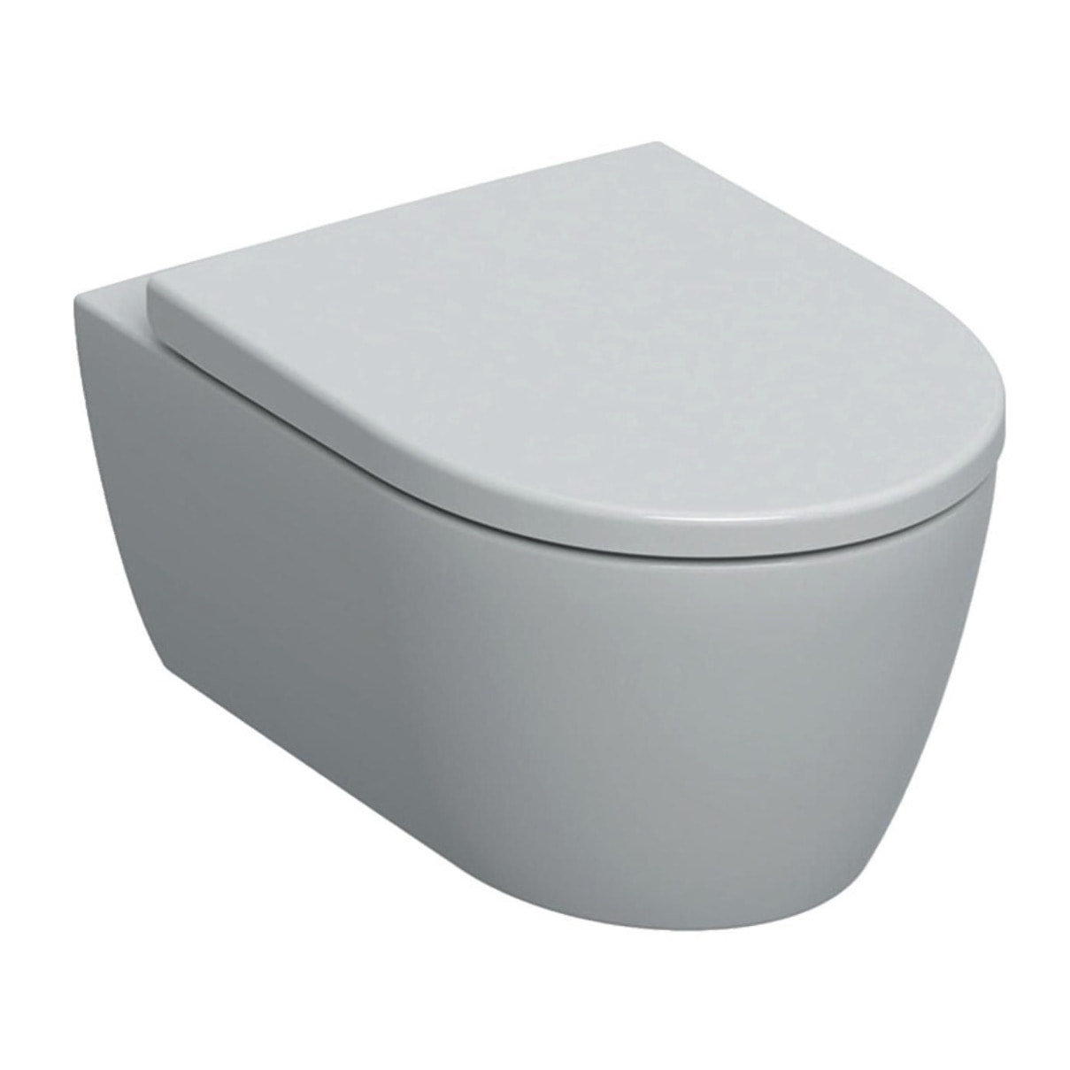 Pack WC Bâti-support autoportant V-Fix Core + WC sans bride Geberit iCon+ Abattant SoftClose + Plaque chrome mat (VFTFICON-5)