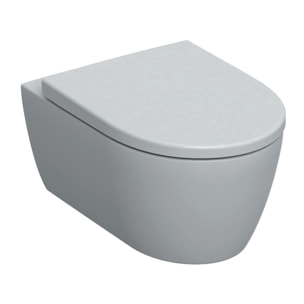 Pack WC Bâti-support autoportant V-Fix Core + WC sans bride Geberit iCon+ Abattant SoftClose + Plaque chrome mat (VFTFICON-5)