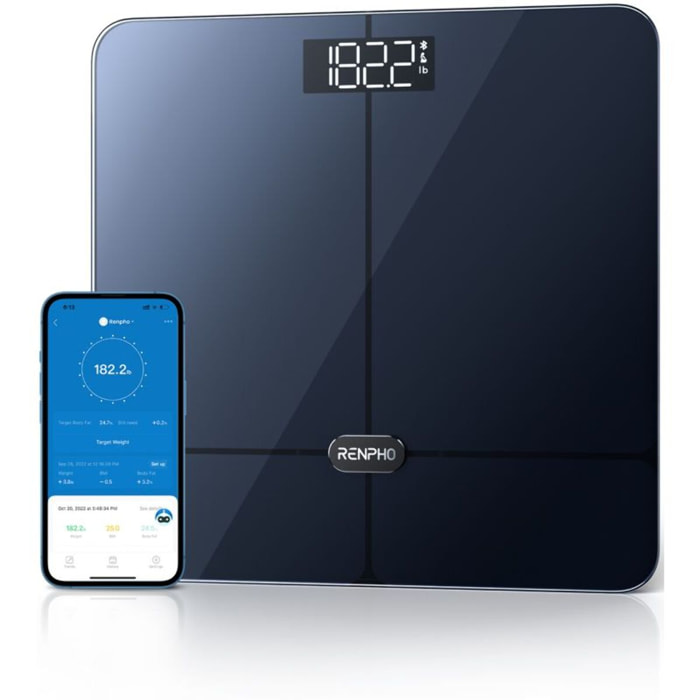 Pèse personne et capteur de silhouette connectés RENPHO Elis 2 A016 noir