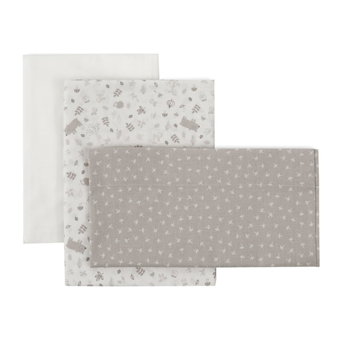 Cambrass Sabana Cuna 3 Pcs (Cuna 70) Abete