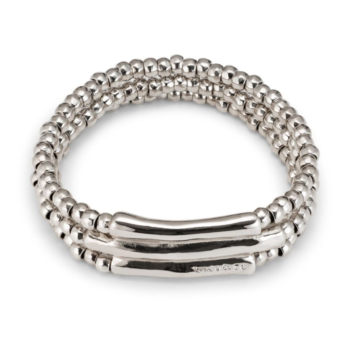 Pulsera Heavy Metal PLATEADO M