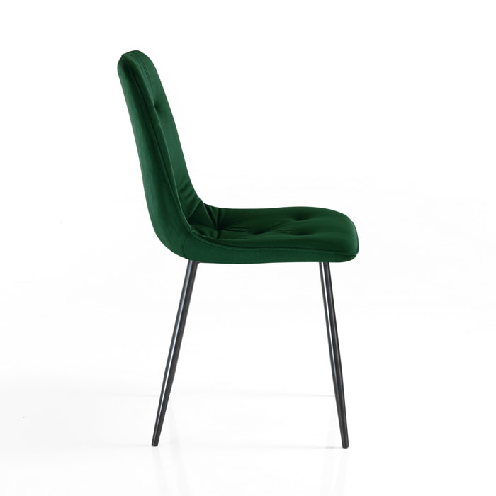TOMASUCCI set 4 sedie TINA GREEN