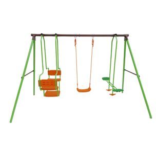 Portique acier "Eva" - 1.96m - 3 agrès