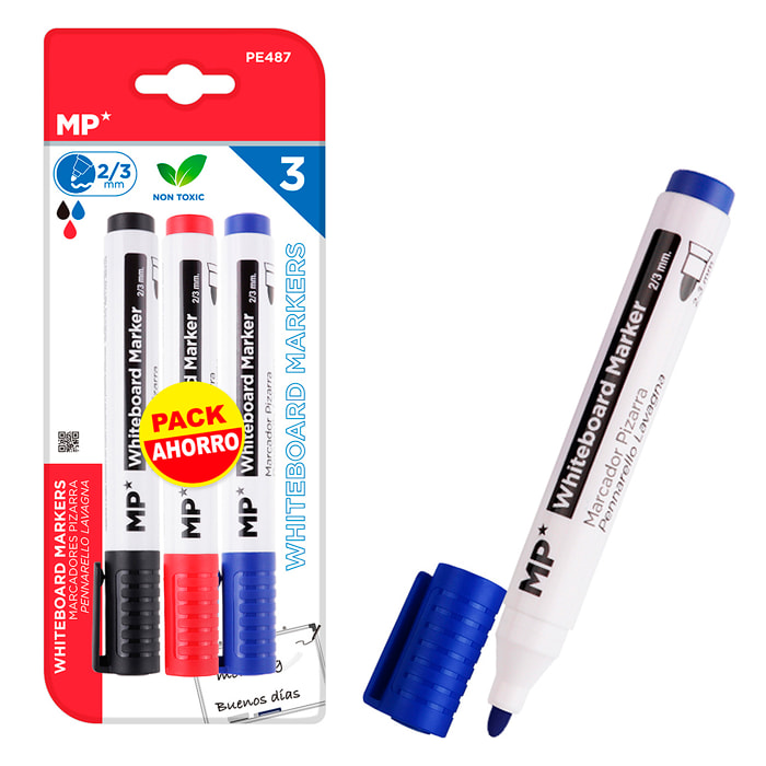 SET MARCADOR PIZARRA 3 Uds. PACK AHORRO