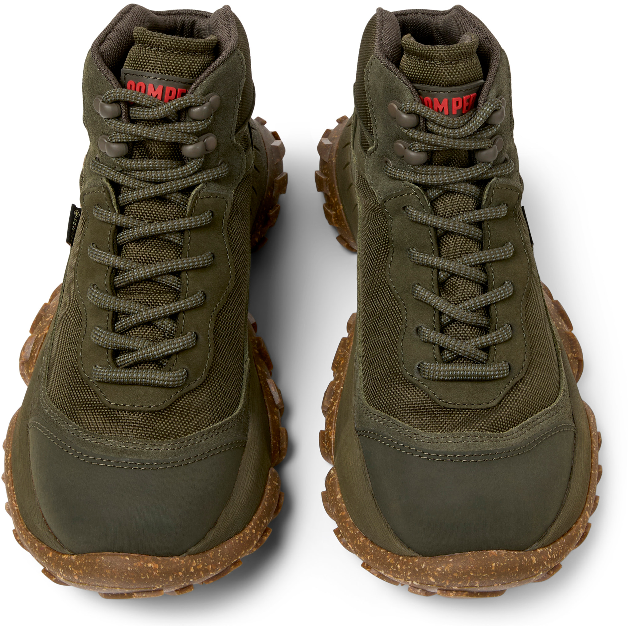 Sneaker-Bootie - CAMPER Karst Trek - Verde - Tessile tecnico