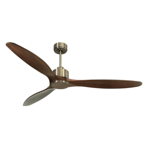 Ventilateur de plafond Réversible  Thermostat Wifi Moteur à courant continu Toits en pente Télécommande Hypersilence Mémoire