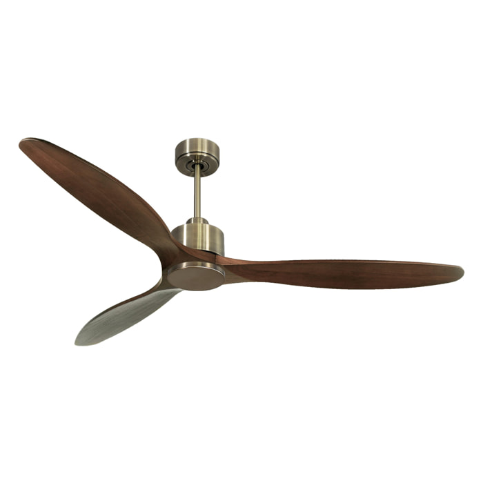 Ventilateur de plafond Réversible  Thermostat Wifi Moteur à courant continu Toits en pente Télécommande Hypersilence Mémoire