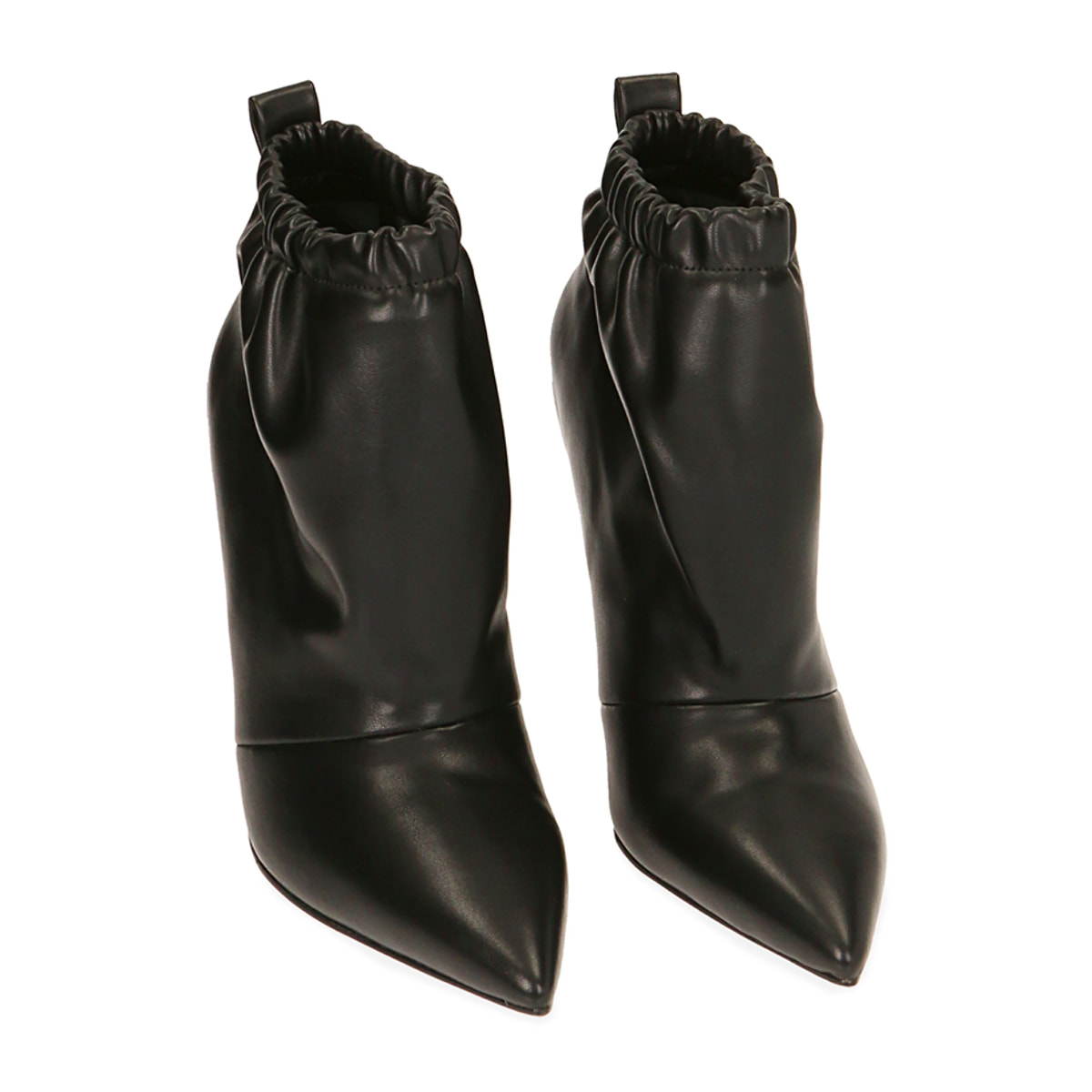 Ankle boots neri, tacco 10,5 cm