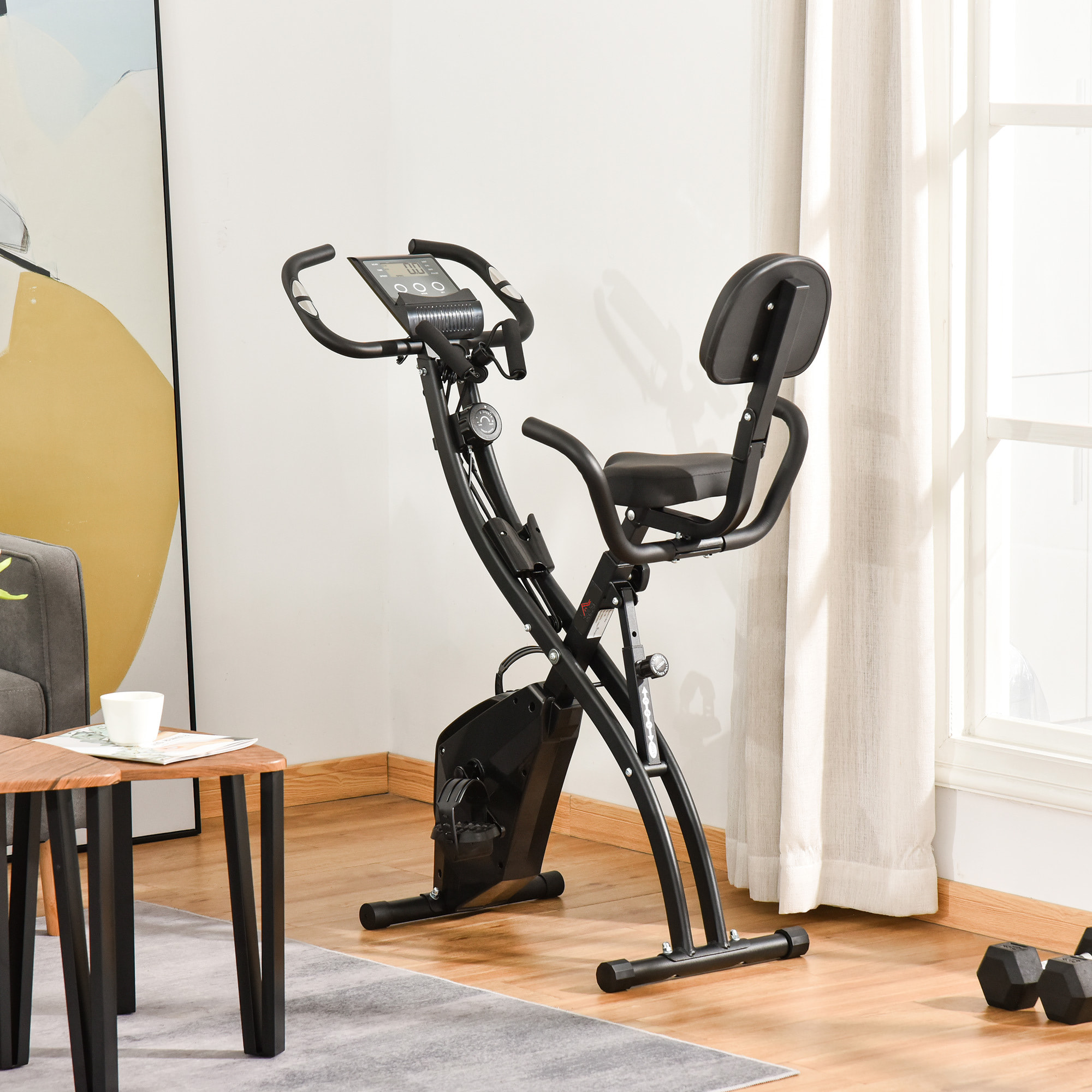 Vélo d'appartement cardio fitness pliable