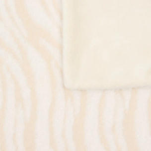 Plaid Boucly 120x160cm vagues beige