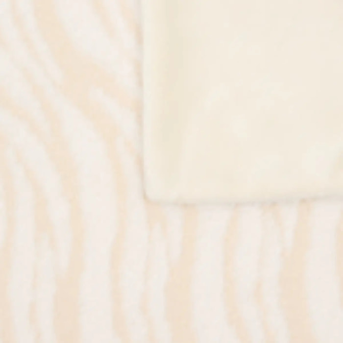 Plaid Boucly 120x160cm vagues beige