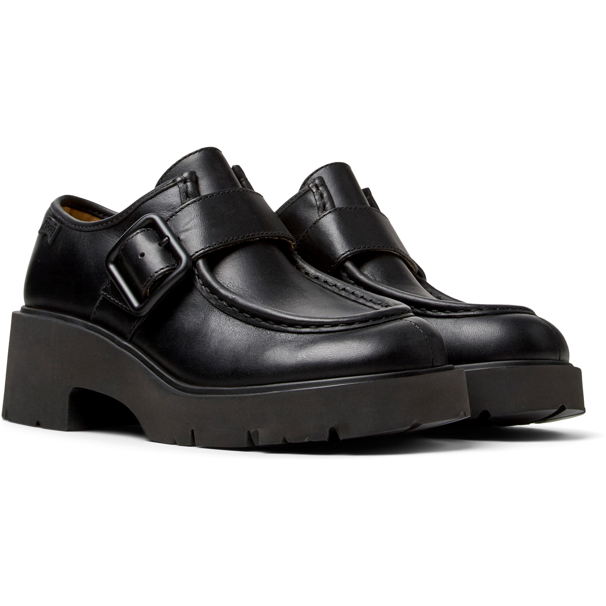 Scarpe stringate - CAMPER Milah - Nero - Pelle liscia