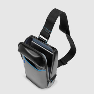 Piquadro Zaino monospalla personalizzabile in pelle porta iPad®mini