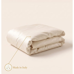 Sacco copripiumino in raso di cotone - beige