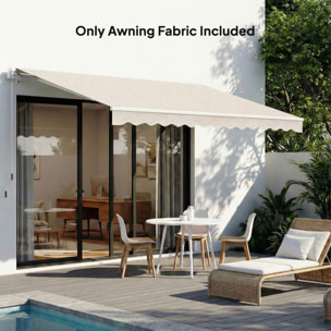 Toile de Remplacement pour Store Polyester Haute densité 280g/m² crème