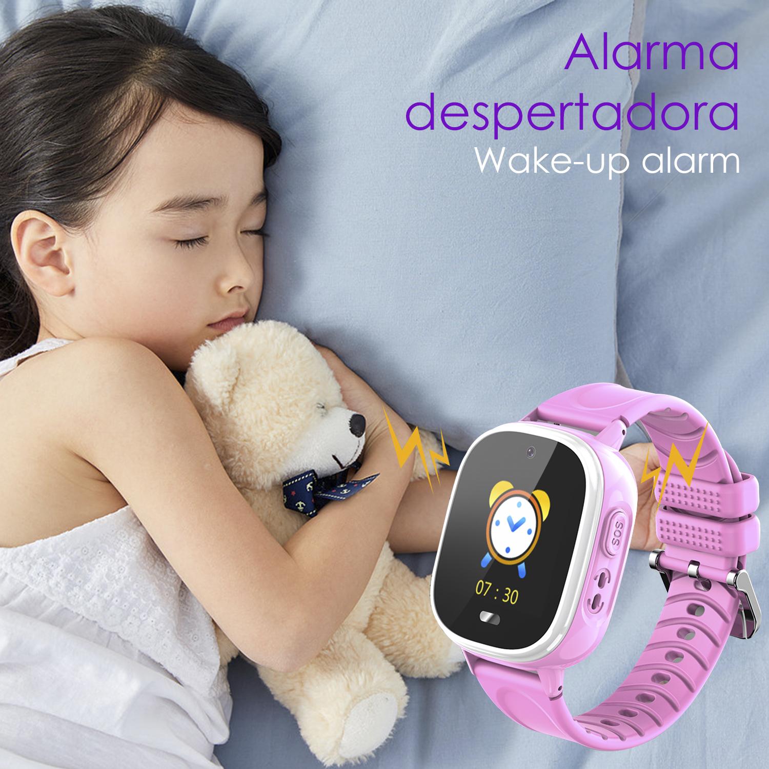 DAM Smartwatch TD31 GPS, LBS, WiFi. Localizador especial para niños. Con cámara, llamada SOS, alarma. 4,1x1,55x5,5 Cm. Color: Azul