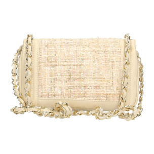 Borsa a tracolla donna - Modello Florelle - Vera pelle - 20.0 x 13.0 x 8.0 cm