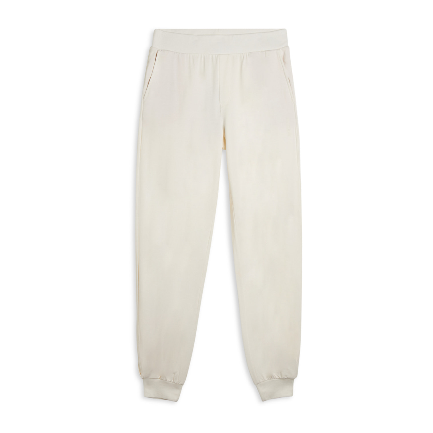 Pantaloni sportivi in felpa di viscosa con fondo a polsino