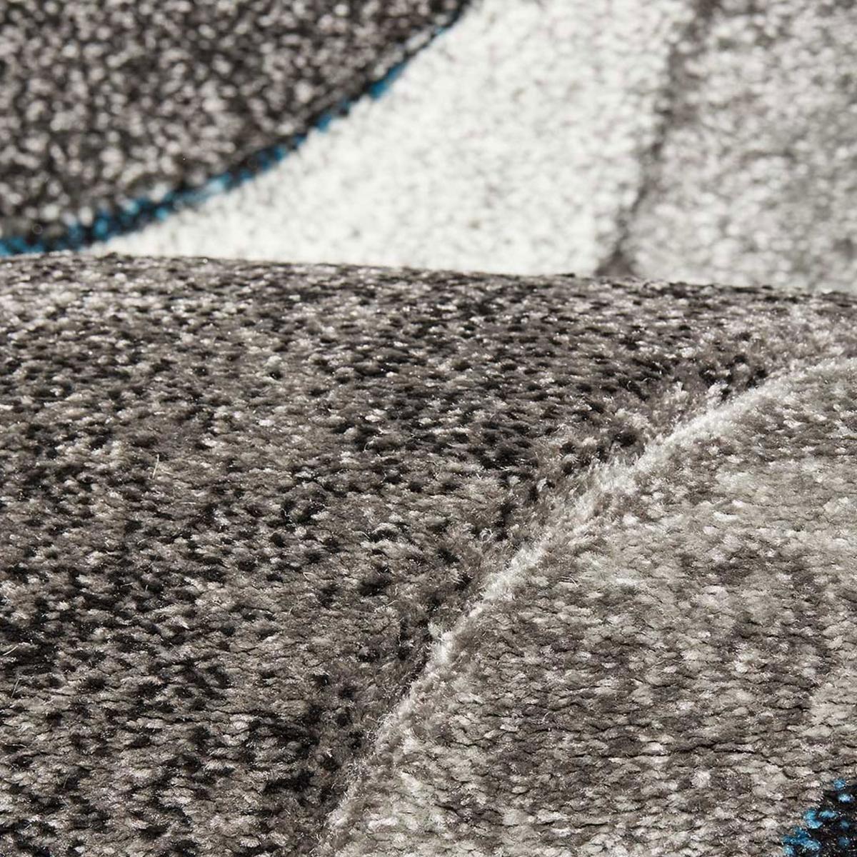 Tapis moderne Tavo avec motif de gouttes d'eau