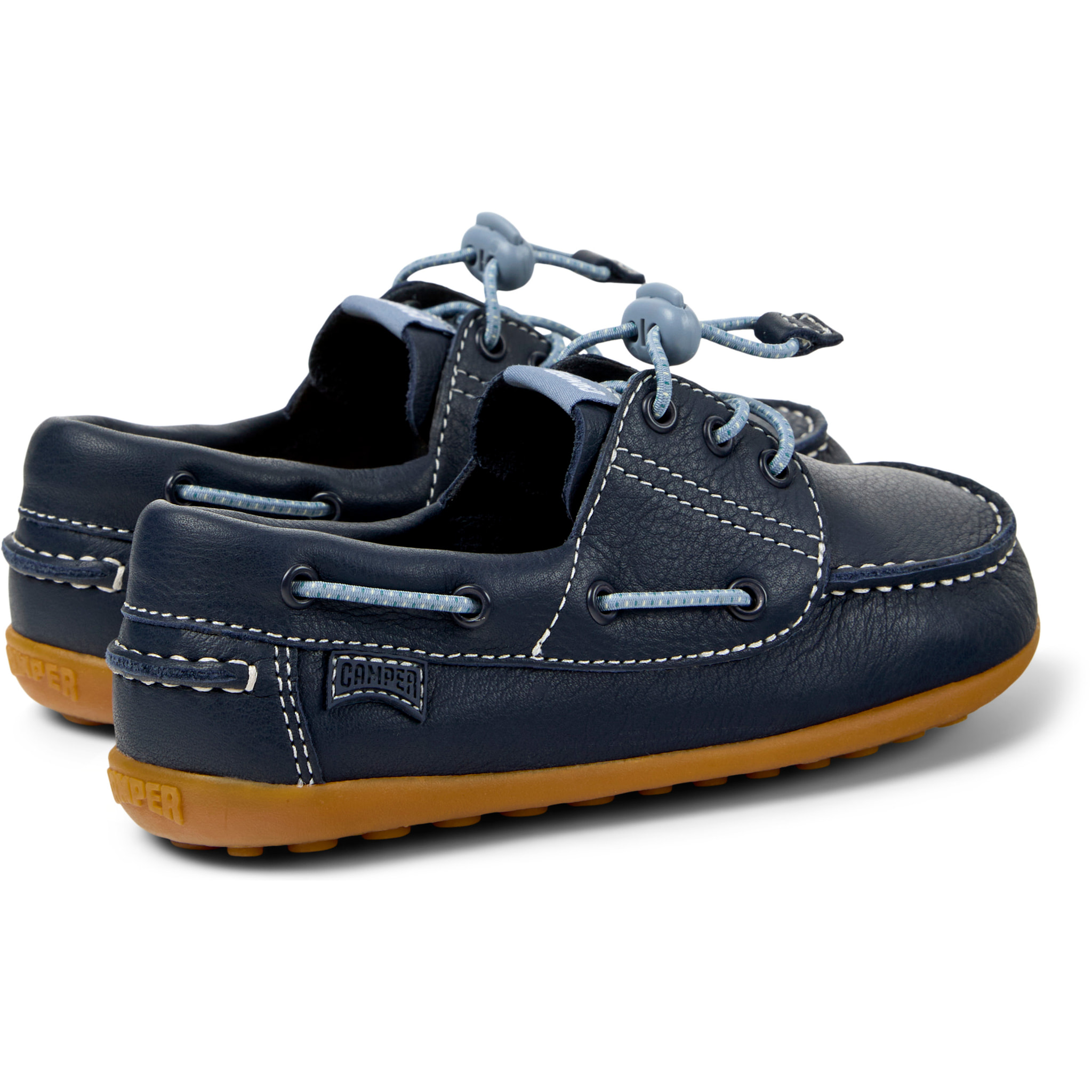 Zapatos de cordones - CAMPER Peu Cami - Azul - Cuero liso