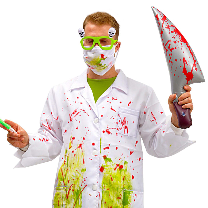 Costume Carnevale Halloween Doctor Toxic Uomo