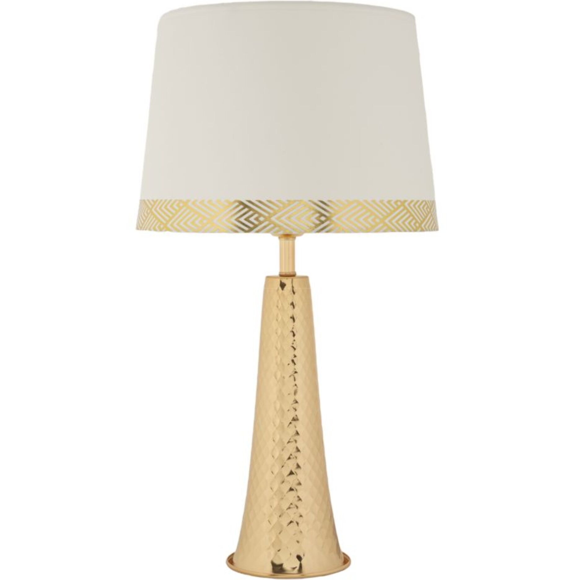 LAMPADA DA TAVOLO TOWER ORO CM Ø 30X54