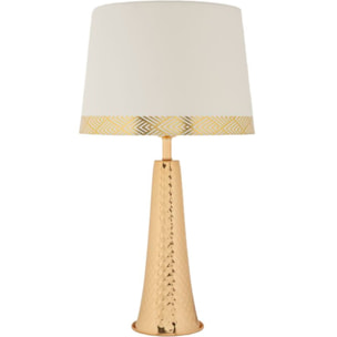 LAMPADA DA TAVOLO TOWER ORO CM Ø 30X54