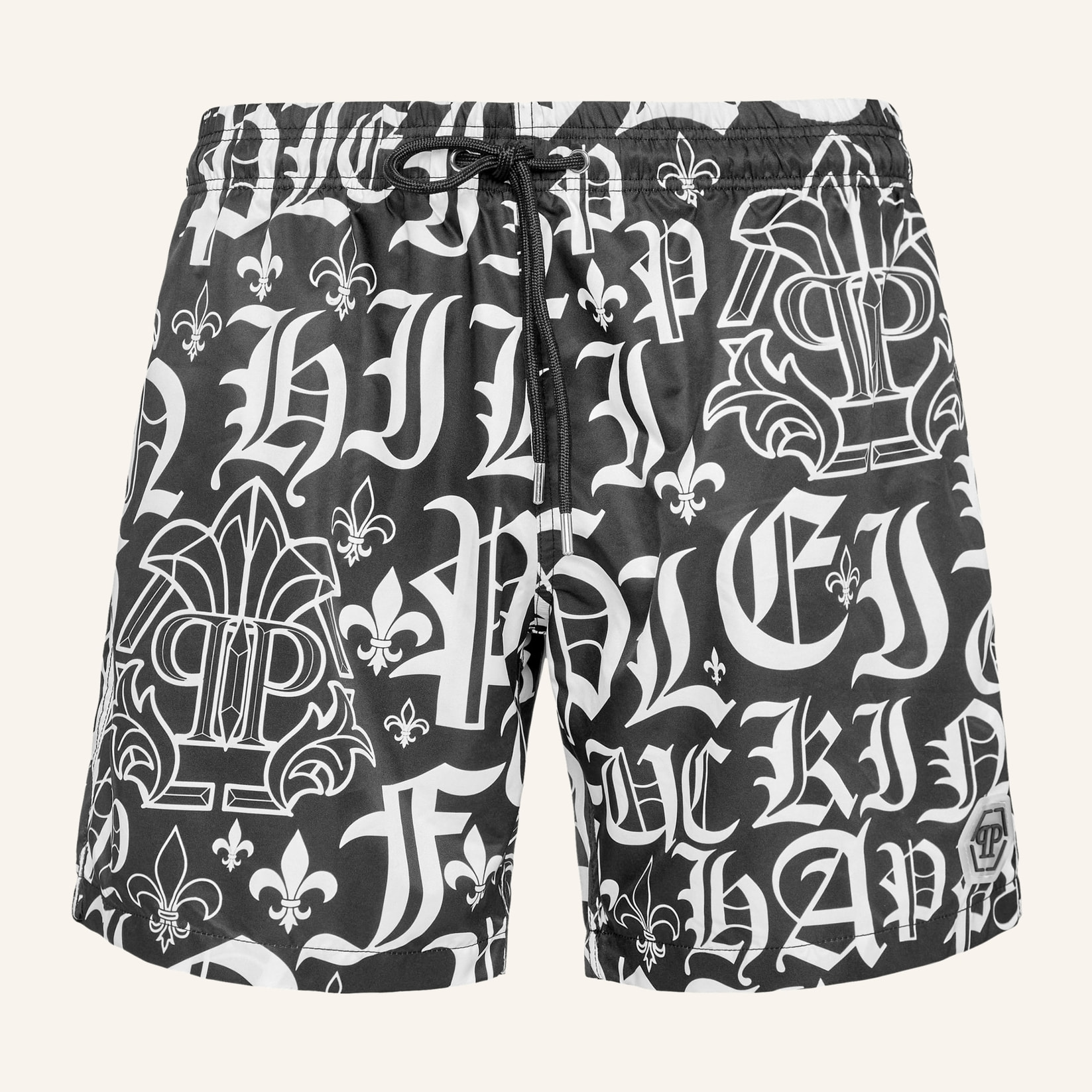 PHILIPP PLEIN Swim Trunks GOTHIC PLEIN