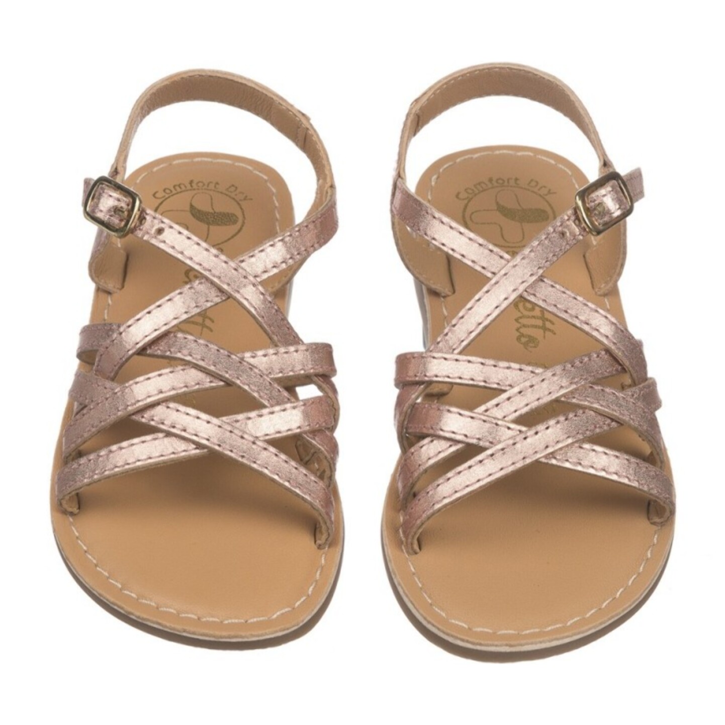 Sandalia elegante de piel