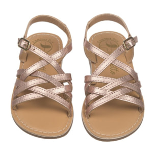 Sandalia elegante de piel