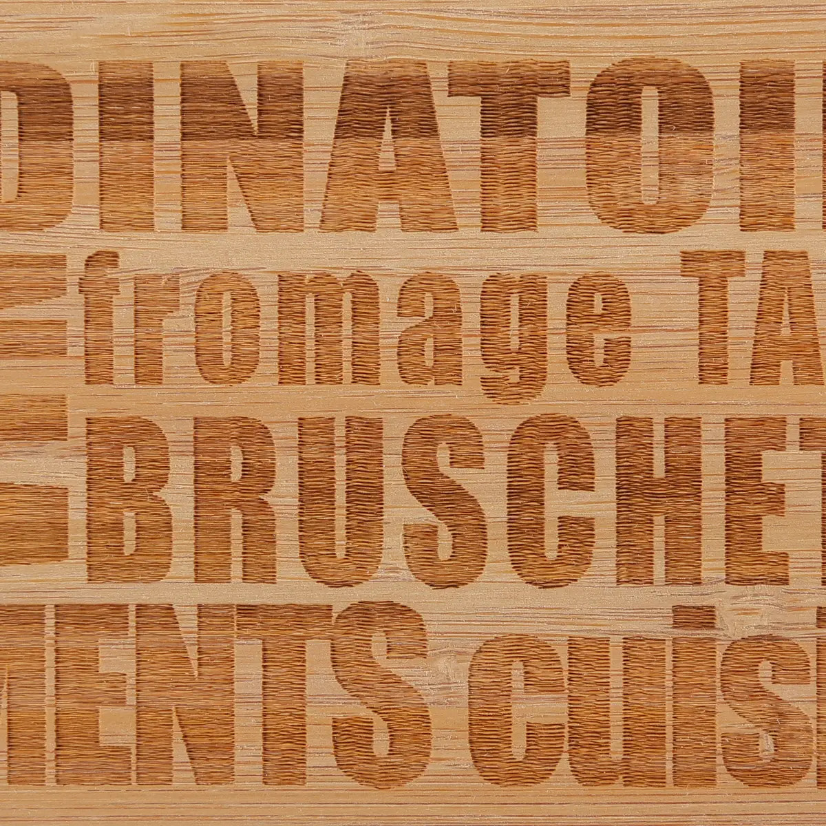Planche à découper 59x15cm bambou