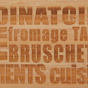 Planche à découper 59x15cm bambou