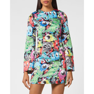 PHILIPP PLEIN Short Dress LIL’ MONSTERS GANG