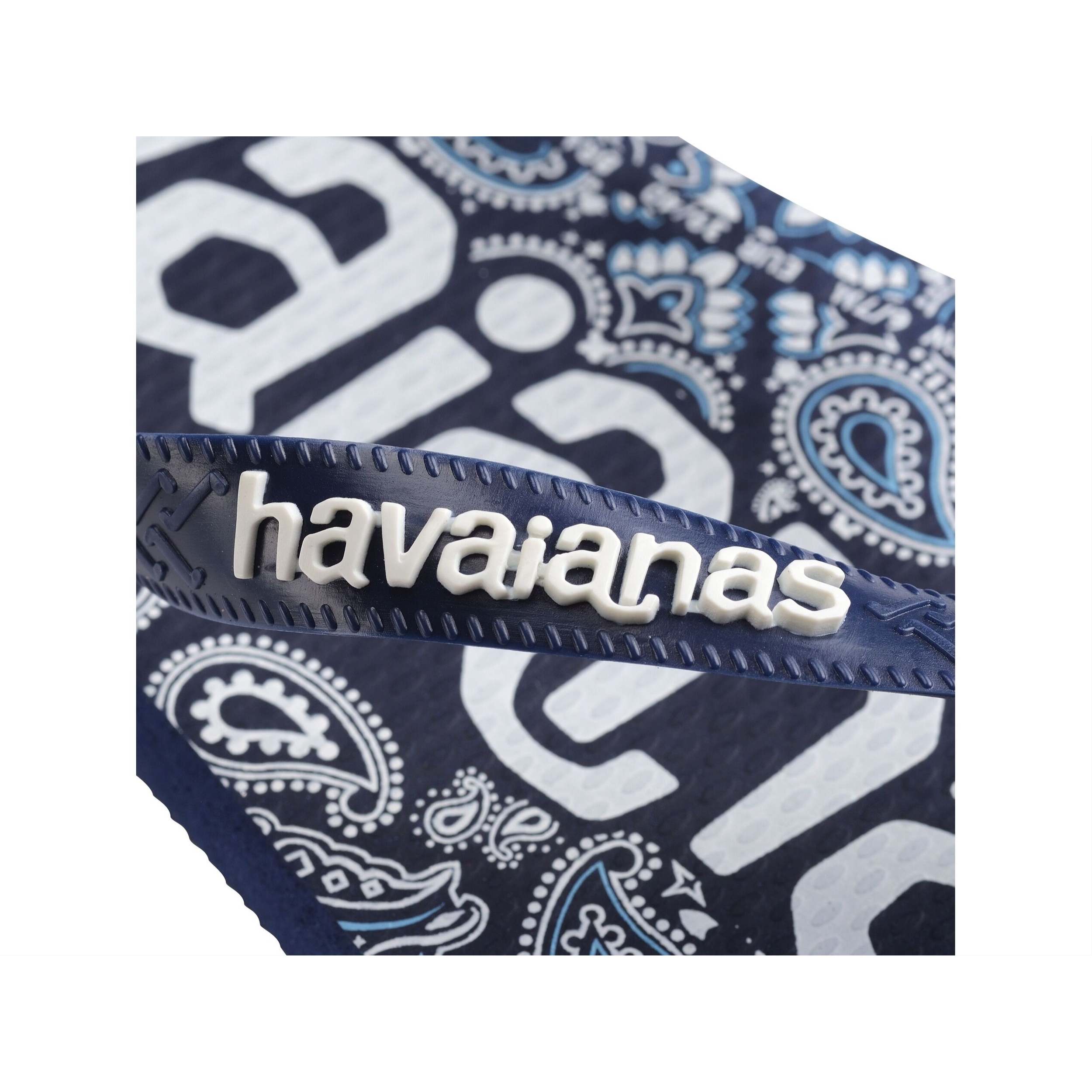 Infradito Havaianas Top Logomania Blu