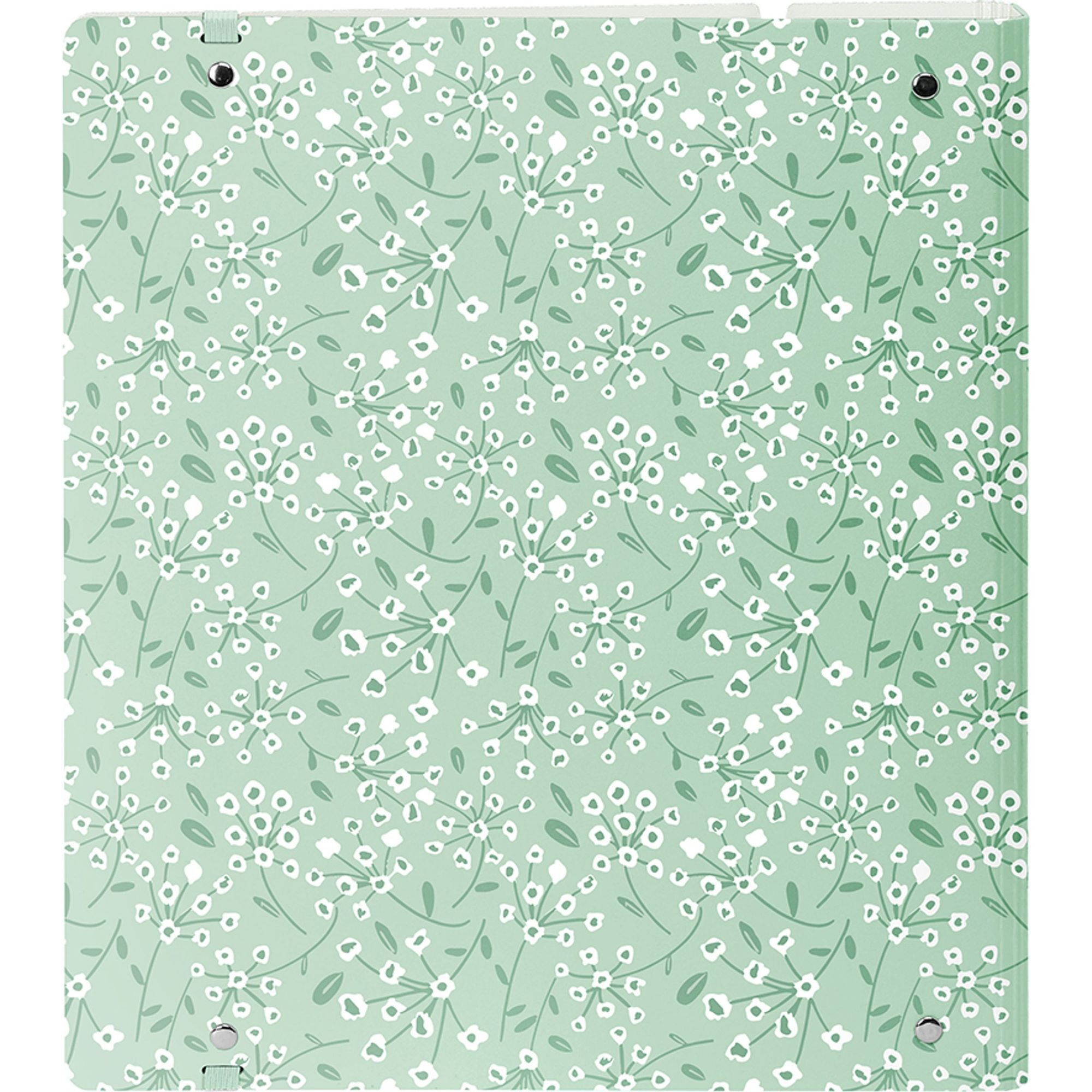 Carpeblock pp foam 4 ani 35mm c/recambio safta "light green flowers"