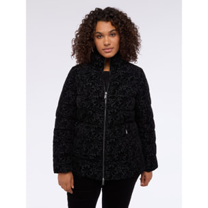 Fiorella Rubino - Piumino lavorato in pizzo - Nero