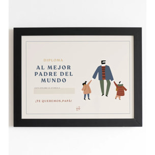 Diploma "El mejor padre del planeta"