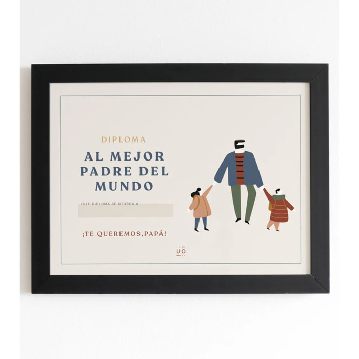 Diploma "El mejor padre del planeta"