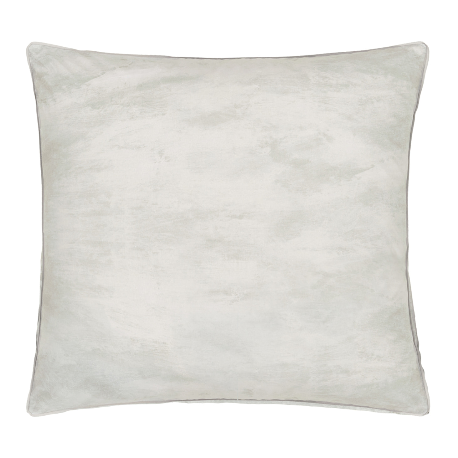 Taie d'oreiller imprimée en percale de coton, GEO MODERNE PEWTER, Beige