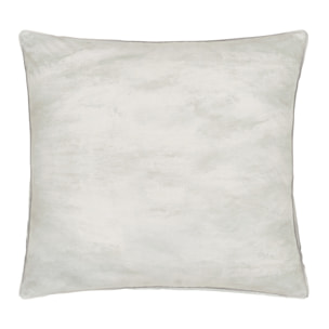 Taie d'oreiller imprimée en percale de coton, GEO MODERNE PEWTER, Beige