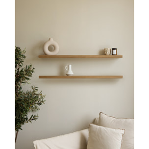 Estante de madera maciza de álamo en varias medidas