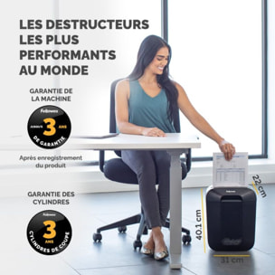 Destructeur FELLOWES MICROSHRED LX45 NOIR