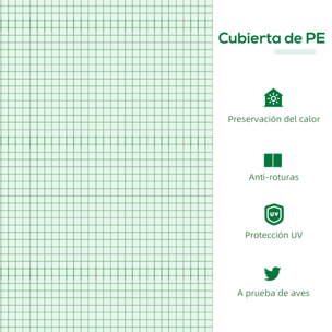 Invernadero de Terraza 120x60x60 cm Caseta de Jardín Acero con 2 Ventanas Enrollables Vivero Casero para Cultivo de Plantas Verduras Flores Verde