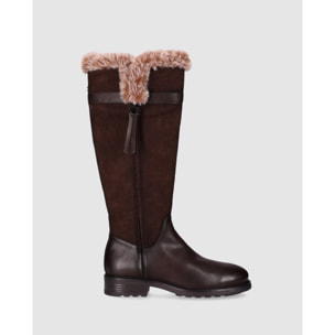 Botas - Marron - Tacón: Bajo