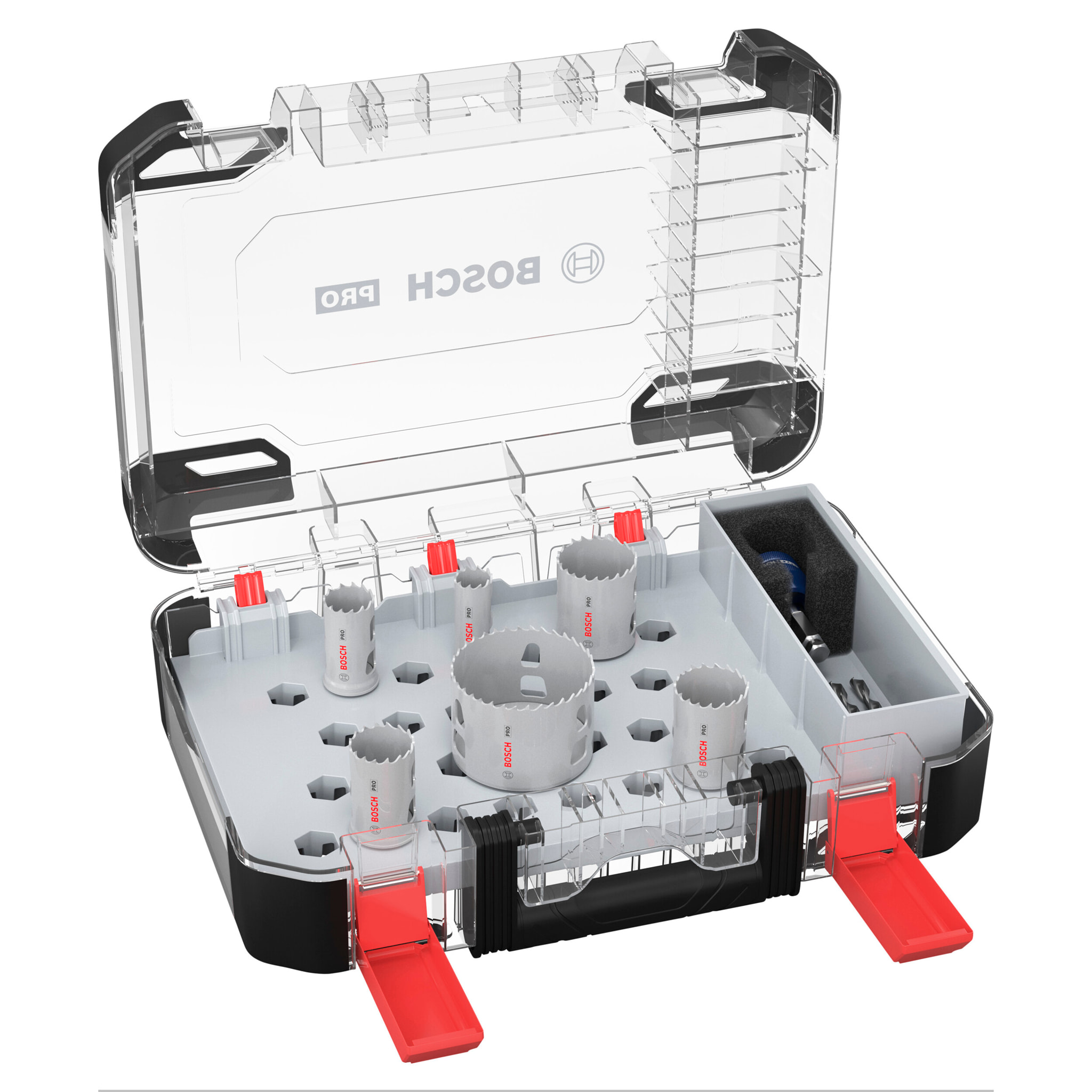 Coffret de scies trépans PRO Multi Material PC Plus, 9 pièces - BOSCH - 2608594423