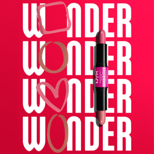 NYX Professional Makeup Wonder Stick Blush Light Peach + Baby Pink