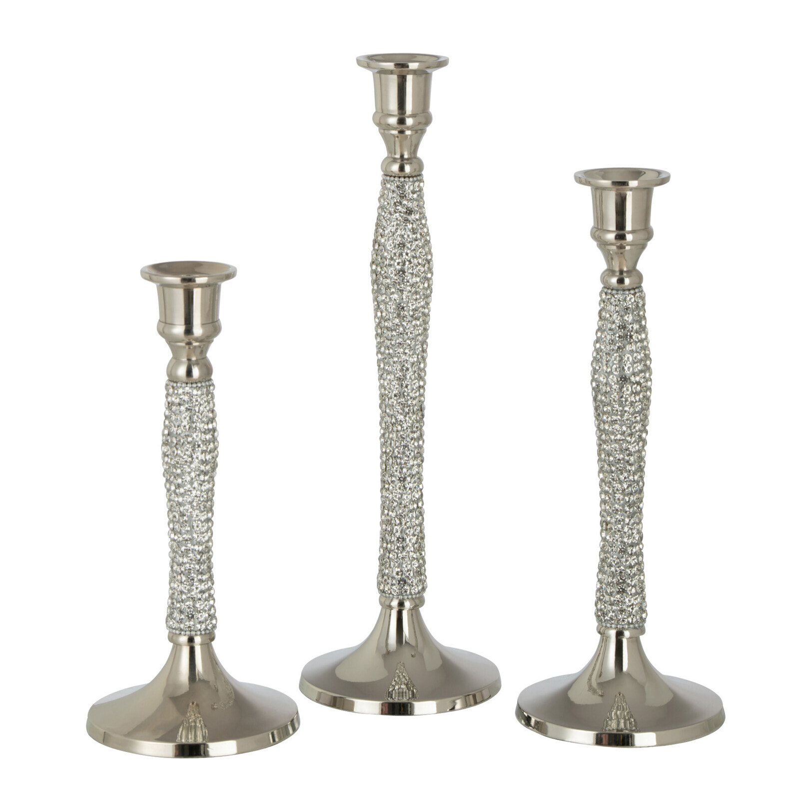 J-Line chandelier Diamant - aluminium - argent - large