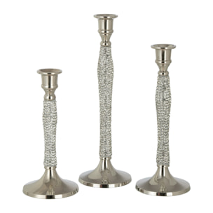 J-Line chandelier Diamant - aluminium - argent - large